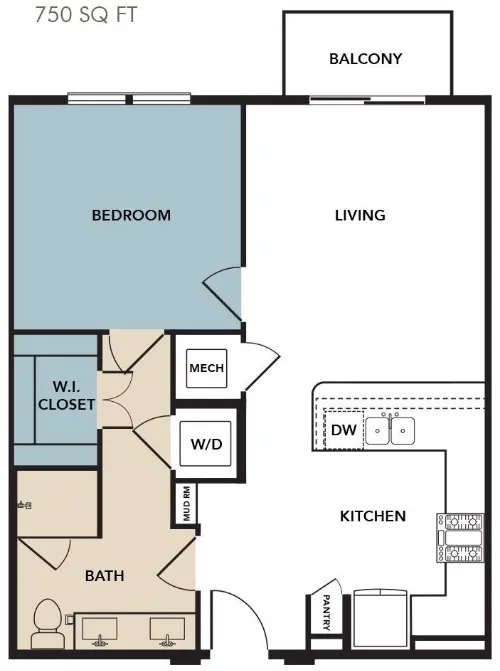 Broadstone North Lamar floor plan 18