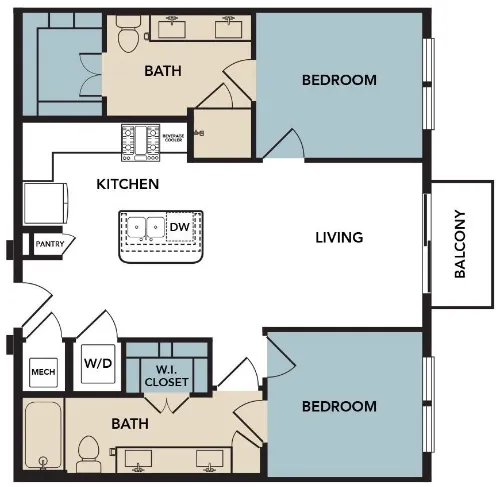 Broadstone North Lamar floor plan 3