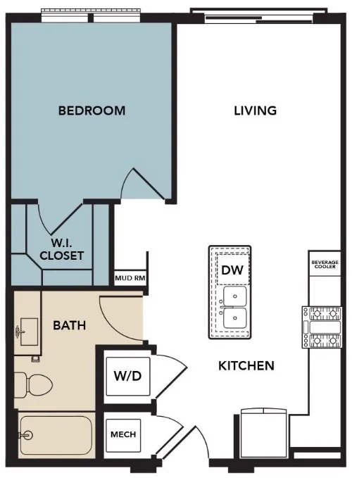 Broadstone North Lamar floor plan 4