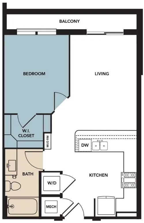 Broadstone North Lamar floor plan 5