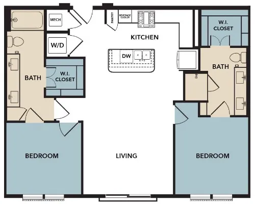 Broadstone North Lamar floor plan 6