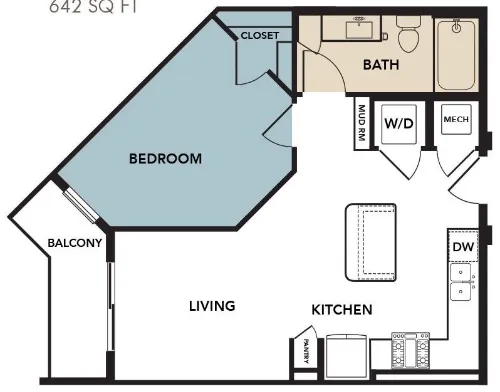 Broadstone North Lamar floor plan 6