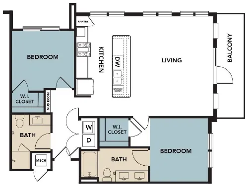 Broadstone North Lamar floor plan 8