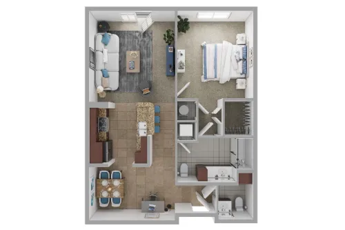 Buckner Villas floor plan 1