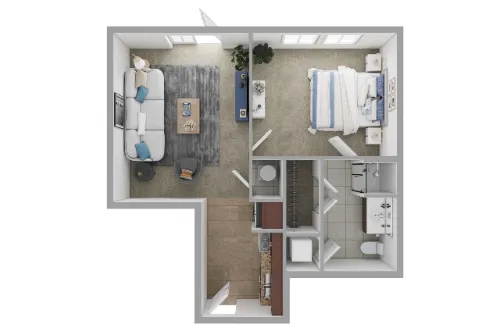 Buckner Villas floor plan 2