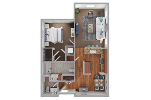 Buckner Villas floor plan 4