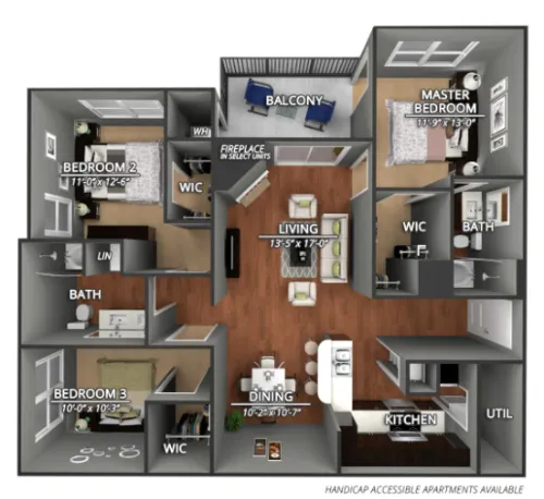 Creekside on Parmer Lane floor plan 10