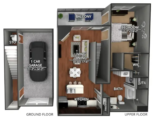 Creekside on Parmer Lane floor plan 5