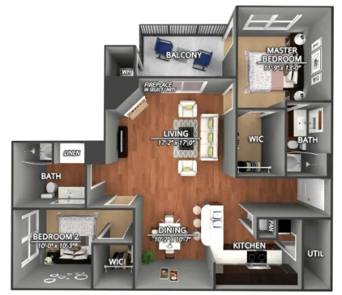 Creekside on Parmer Lane floor plan 9