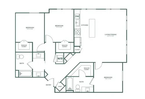 Crestview Commons floorplan 3