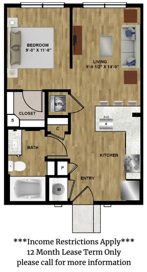 Ellis Highline floor plan 1