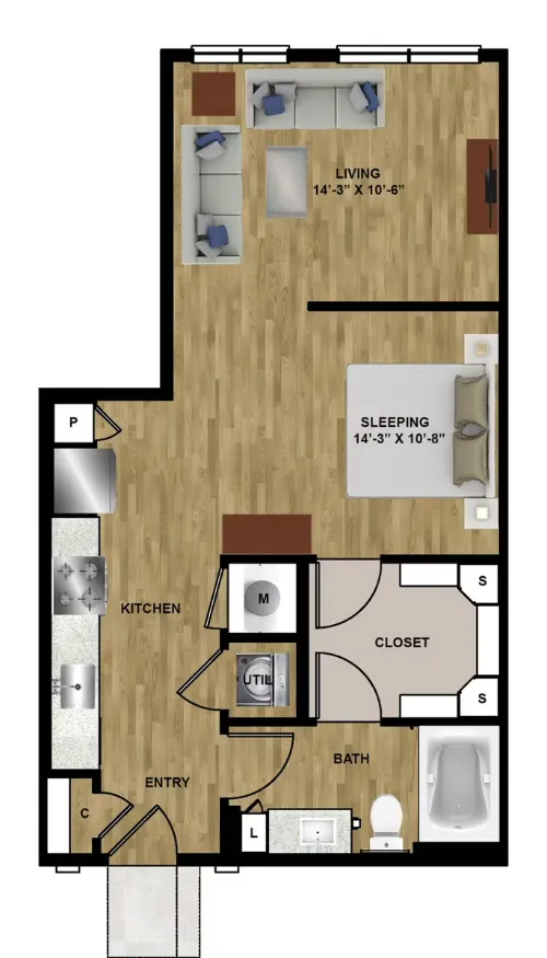 Ellis Highline floor plan 2