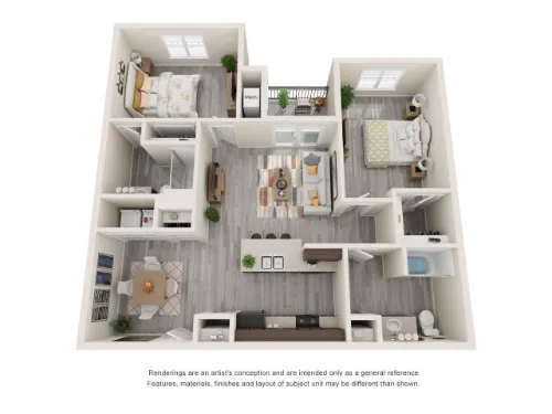 Estates at Norwood floor plan 1