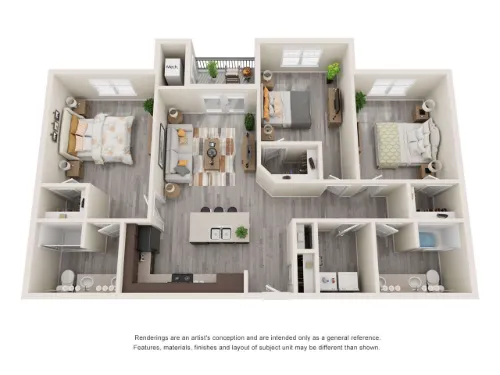 Estates at Norwood floor plan 2