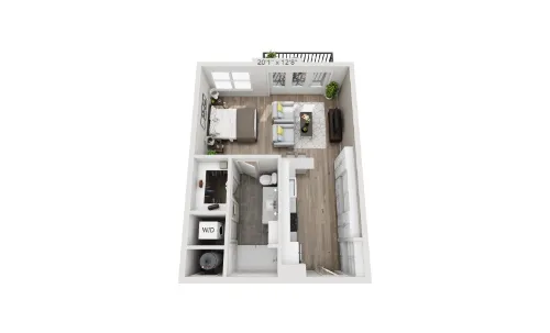 Flatiron Domain floorplan 1