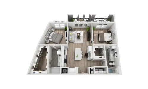 Flatiron Domain floorplan 11