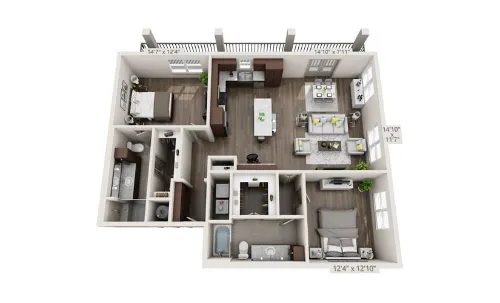 Flatiron Domain floorplan 14