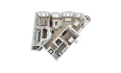 Flatiron Domain floorplan 15