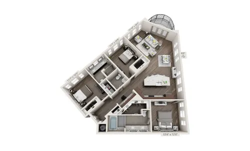 Flatiron Domain floorplan 17