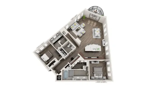 Flatiron Domain floorplan 18