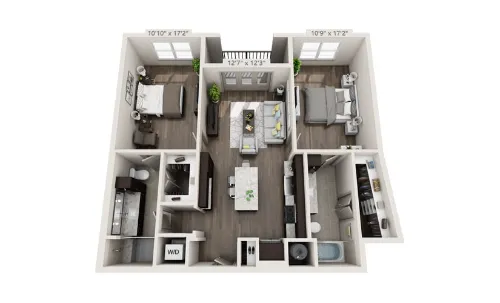 Flatiron Domain floorplan 9