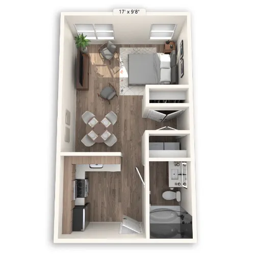 Griffis at The Domain floor plan 1