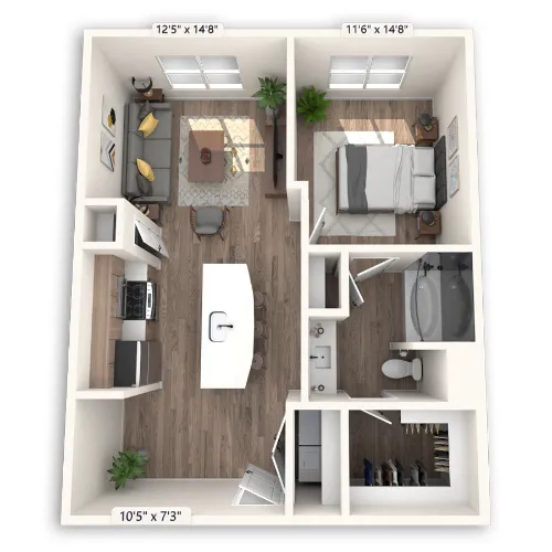 Griffis at The Domain floor plan 14