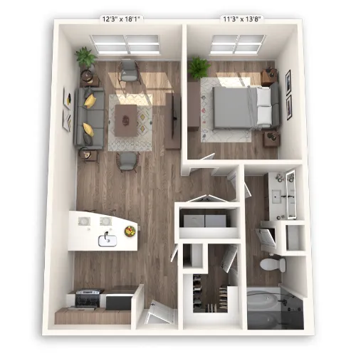 Griffis at The Domain floor plan 15