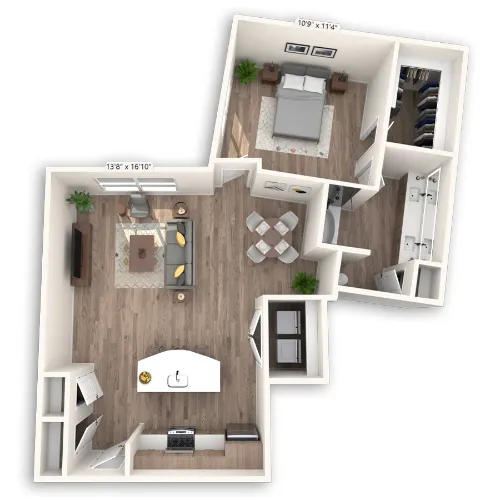 Griffis at The Domain floor plan 17