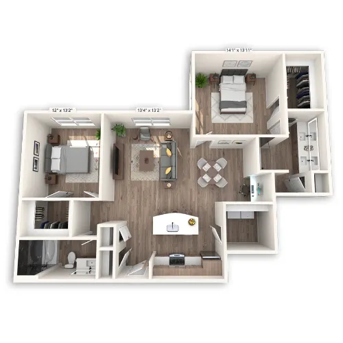 Griffis at The Domain floor plan 2