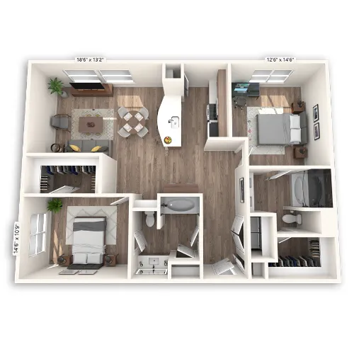 Griffis at The Domain floor plan 4