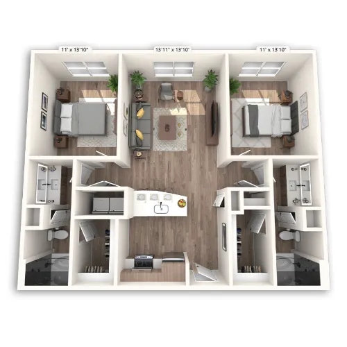 Griffis at The Domain floor plan 7