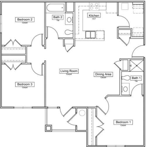 Harris Branch floor plan 3