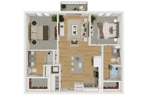 Lenox Burnet floor plan 2