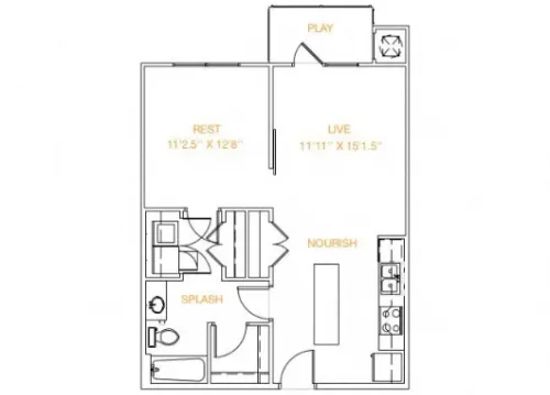 Midtown Commons at Crestview Station floor plan 3