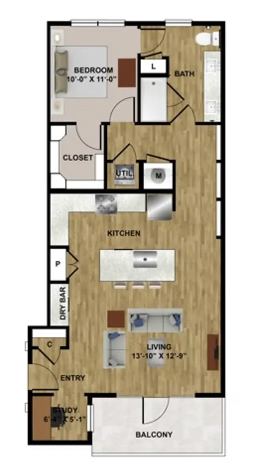 Midtown Highline floor plan 10