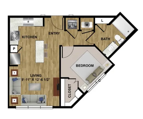 Midtown Highline floor plan 12