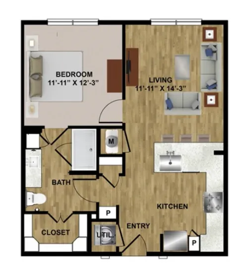 Midtown Highline floor plan 3