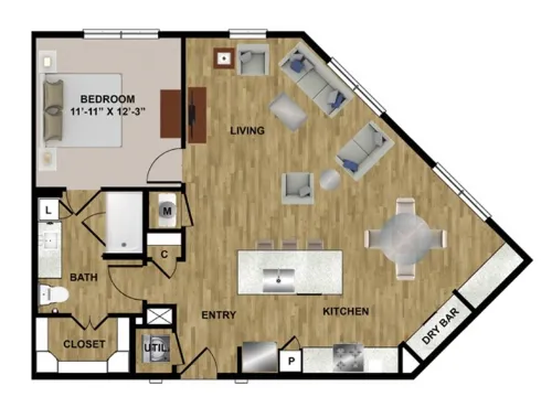 Midtown Highline floor plan 5