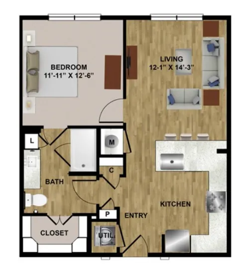 Midtown Highline floor plan 7