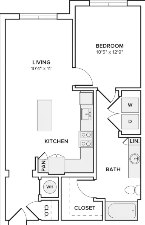 Modera EaDo floor plan 1