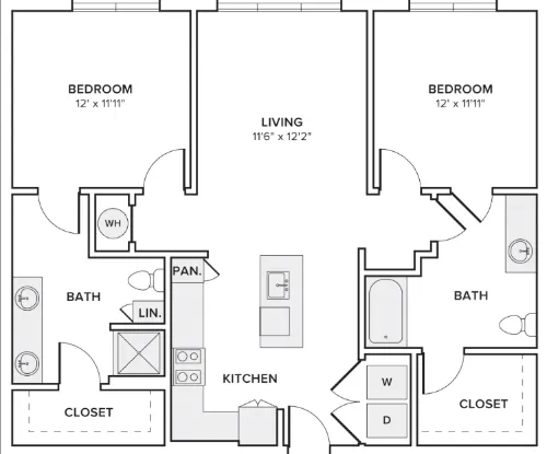 Modera EaDo floor plan 1