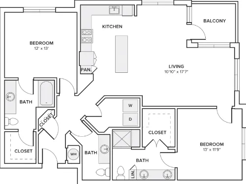 Modera EaDo floor plan 7