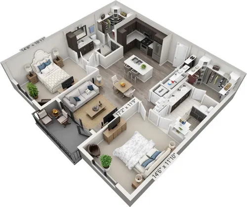 Overture Domain floorplan 7