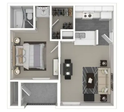 Peaks @ NW Hills floor plan 1