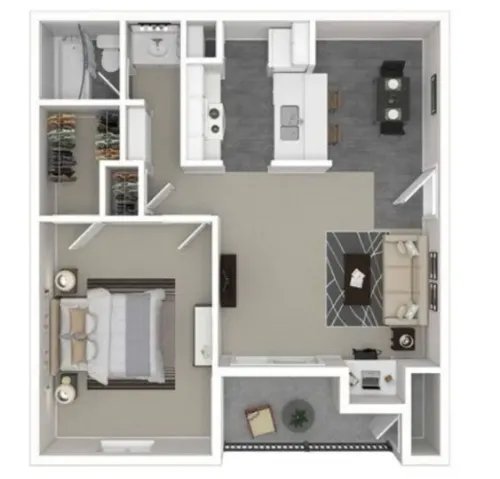 Peaks @ NW Hills floor plan 4