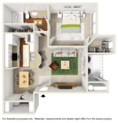 Renaissance at Northbend floorplan 1