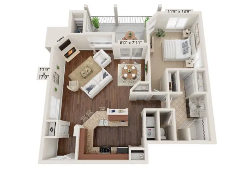 Somerset Townhomes floor plan 1