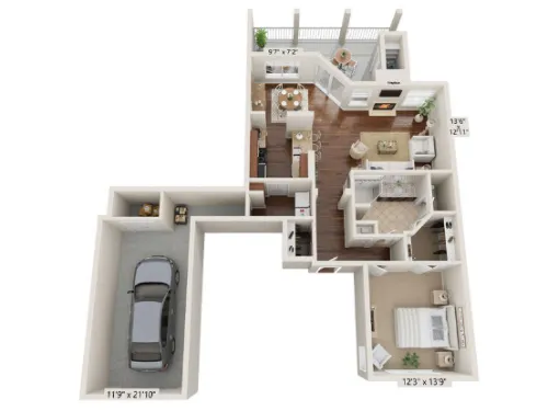 Somerset Townhomes floor plan 2