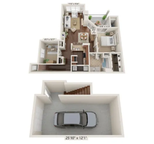 Somerset Townhomes floor plan 5